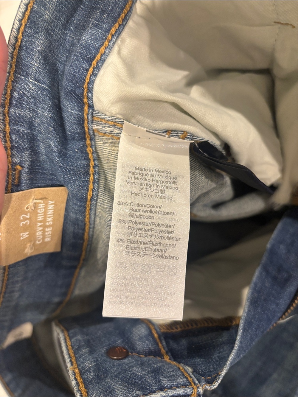 Madewell Women’s Curvy High Rise Skinny Jeans 32 - Picture 9 of 9